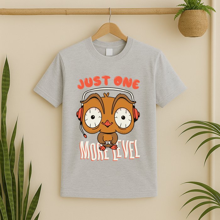 Just One More Level Owl T-Shirt