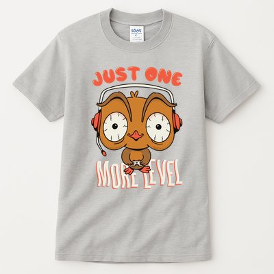 Just One More Level Owl Tall T-Shirt