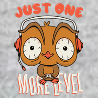 Just One More Level Owl Tall T-Shirt
