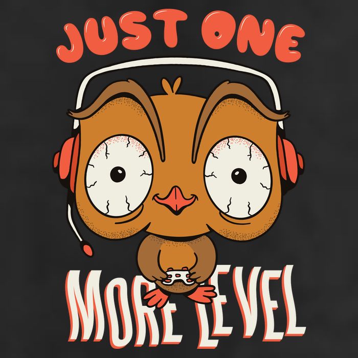 Just One More Level Owl Cool Comfort Performance Bucket Hat