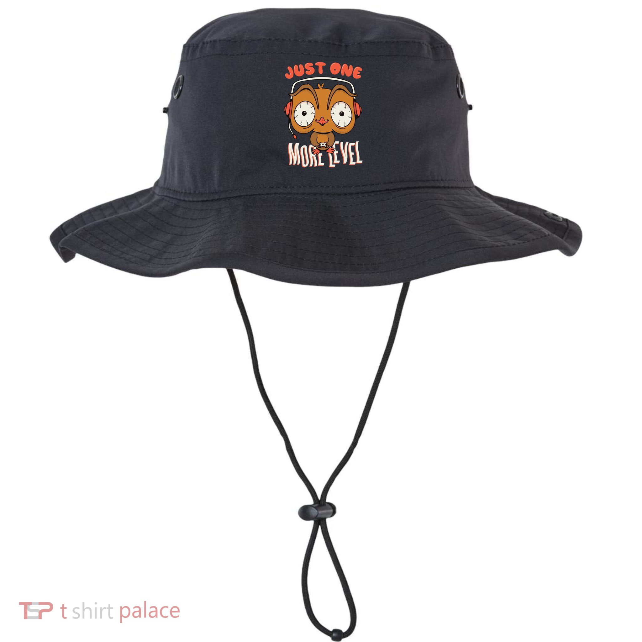 Just One More Level Owl Bucket Hat