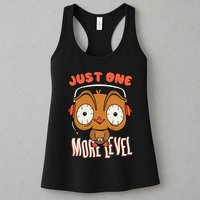 Just One More Level Owl Womens Tank Top