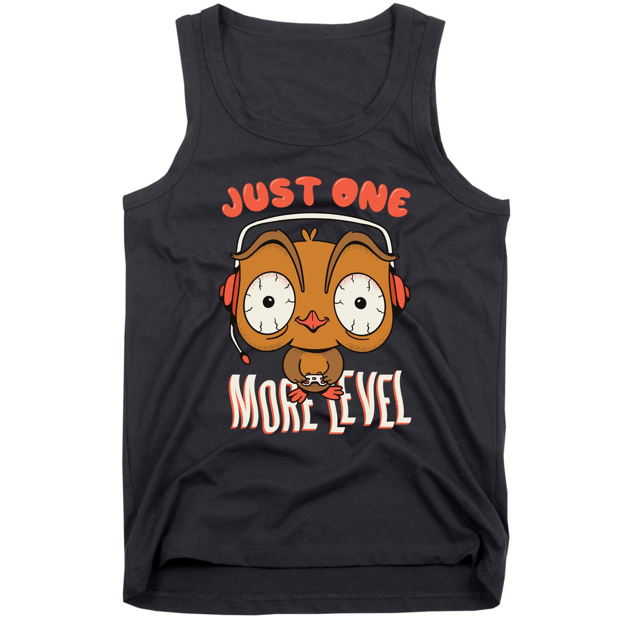 Just One More Level Owl Tank Top