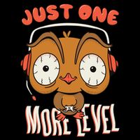Just One More Level Owl Women's V-Neck T-Shirt