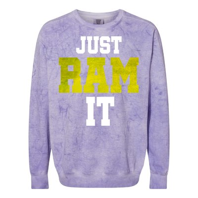 Just Ram It Colorblast Crewneck Sweatshirt