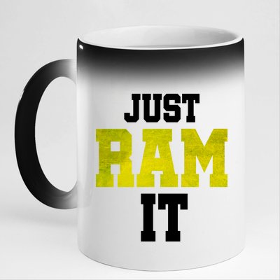 Just Ram It 11oz Black Color Changing Mug