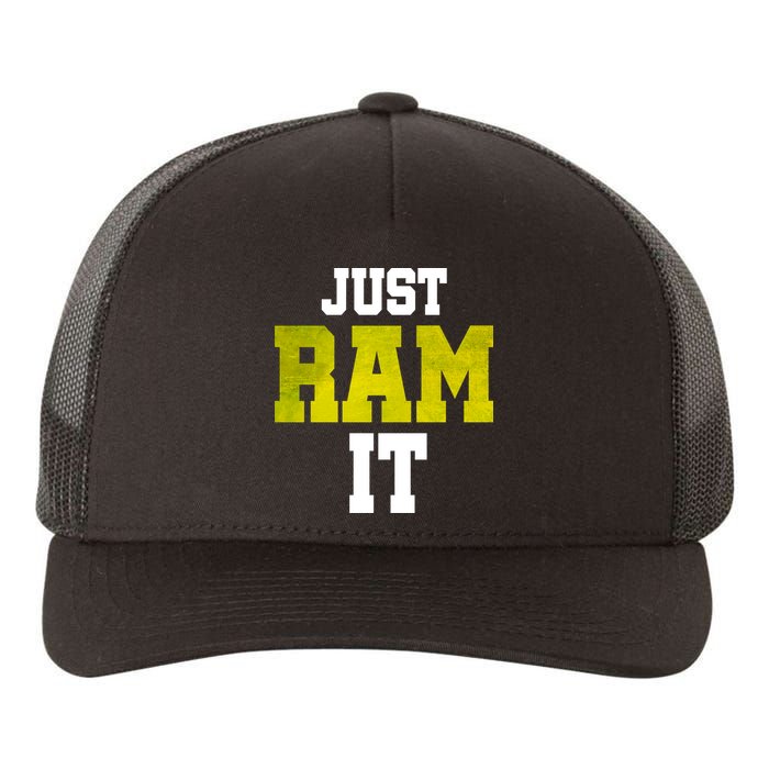 Just Ram It Yupoong Adult 5-Panel Trucker Hat