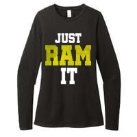 Just Ram It Womens CVC Long Sleeve Shirt