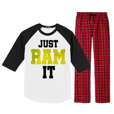 Just Ram It Raglan Sleeve Pajama Set