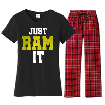 Just Ram It Women's Flannel Pajama Set