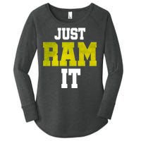 Just Ram It Women's Perfect Tri Tunic Long Sleeve Shirt