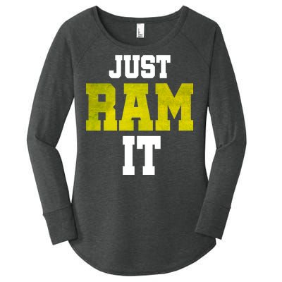 Just Ram It Women's Perfect Tri Tunic Long Sleeve Shirt