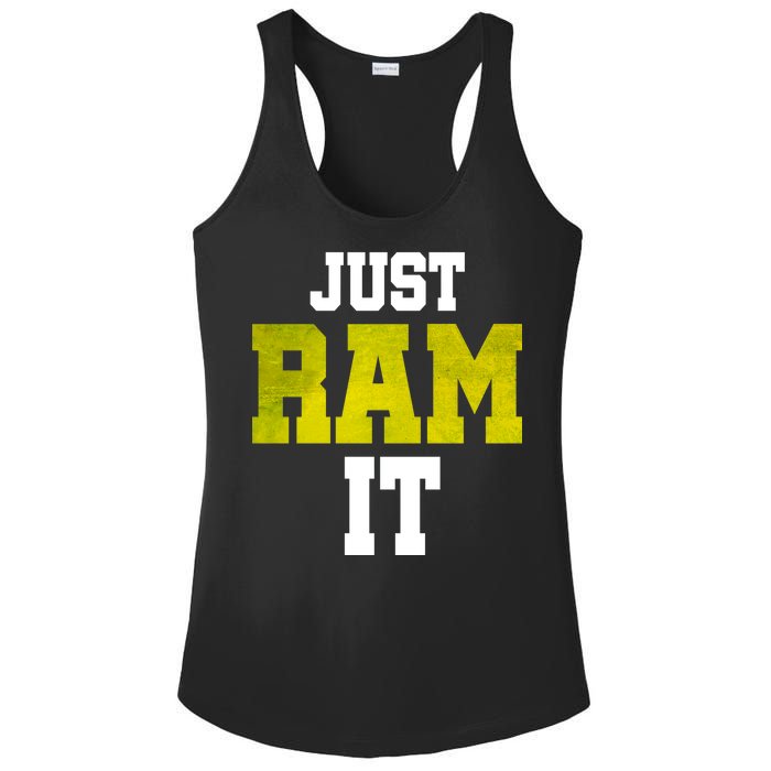 Just Ram It Ladies PosiCharge Competitor Racerback Tank