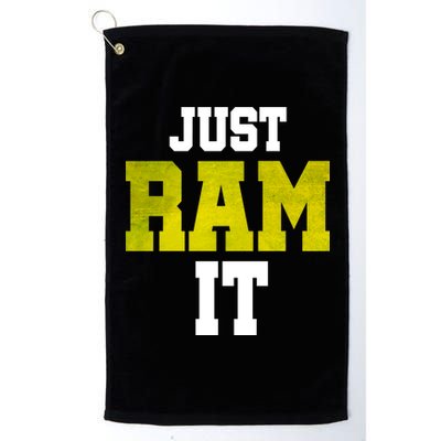 Just Ram It Platinum Collection Golf Towel