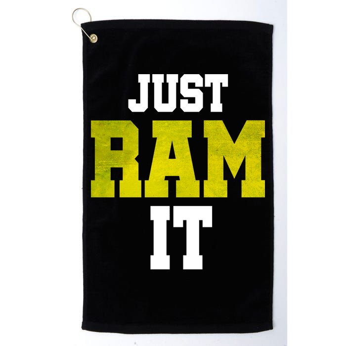 Just Ram It Golf Towel