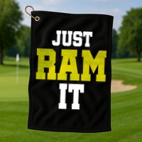 Just Ram It Golf Towel