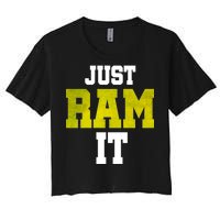 Just Ram It Women's Crop Top Tee