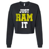 Just Ram It Cropped Pullover Crew