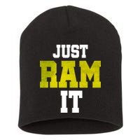 Just Ram It Short Acrylic Beanie