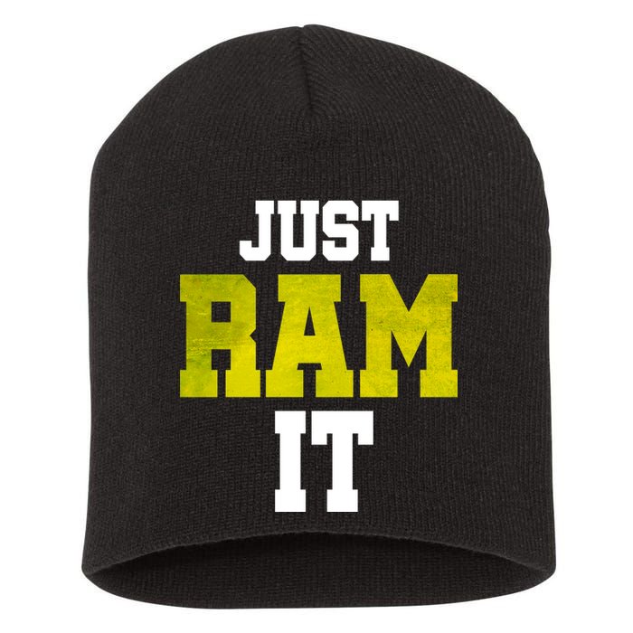 Just Ram It Short Acrylic Beanie