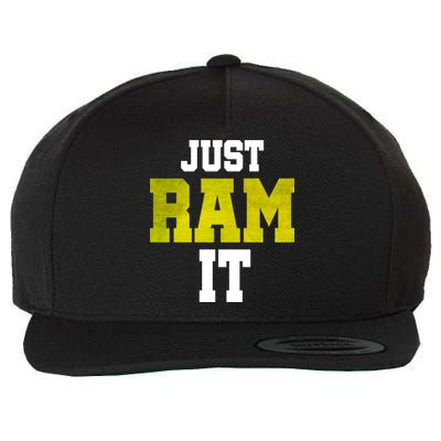 Just Ram It Wool Snapback Cap