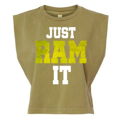 Just Ram It Garment-Dyed Women's Muscle Tee