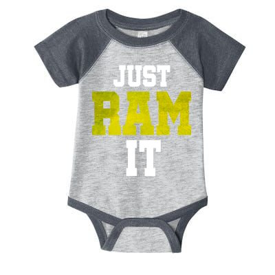 Just Ram It Infant Baby Jersey Bodysuit