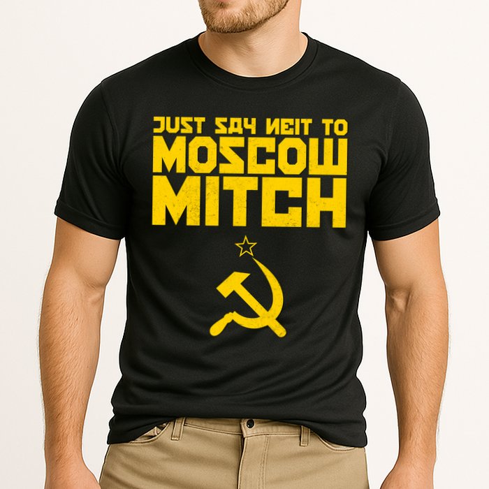 Just Say Neit To Moscow Mitch Cooling Performance Crew T-Shirt