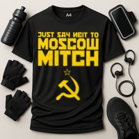 Just Say Neit To Moscow Mitch Cooling Performance Crew T-Shirt