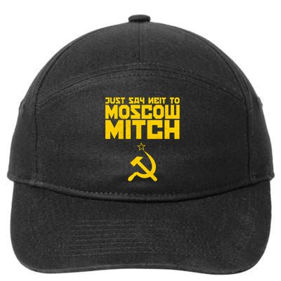 Just Say Neit To Moscow Mitch 7-Panel Snapback Hat