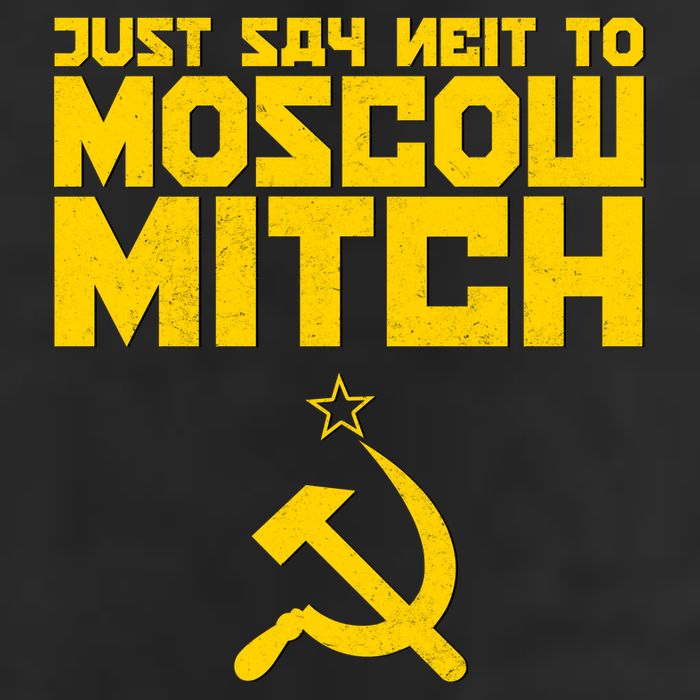 Just Say Neit To Moscow Mitch Adult Drive Performance Visor