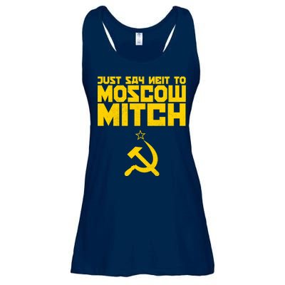 Just Say Neit To Moscow Mitch Ladies Essential Flowy Tank