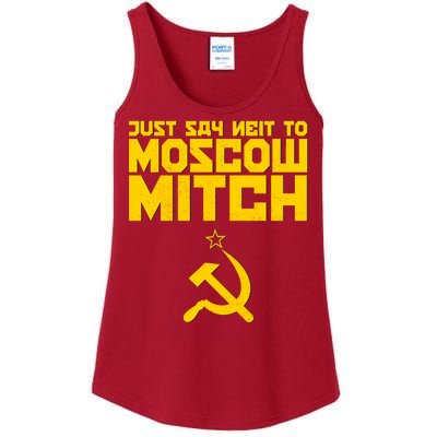 Just Say Neit To Moscow Mitch Ladies Essential Tank