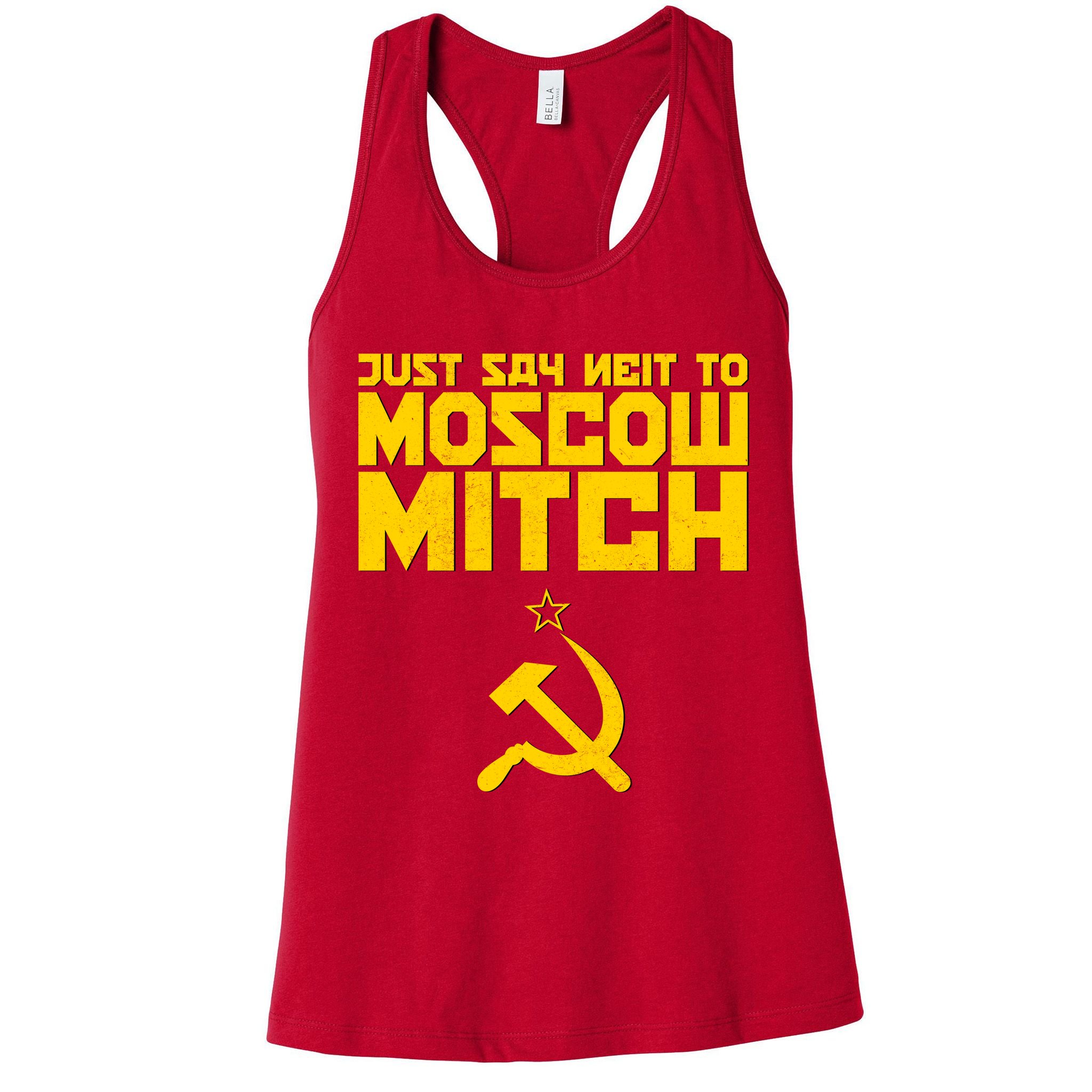Just Say Neit To Moscow Mitch Womens Tank Top