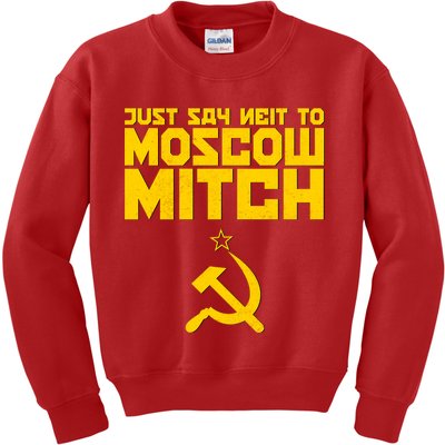 Just Say Neit To Moscow Mitch Kids Sweatshirt