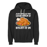 Just Spread The Legs Open & Stuff It In Garment-Dyed Fleece Hoodie
