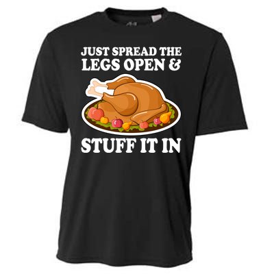 Just Spread The Legs Open & Stuff It In Cooling Performance Crew T-Shirt