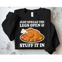 Just Spread The Legs Open & Stuff It In Sweatshirt