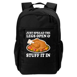 Just Spread The Legs Open & Stuff It In Daily Commute Backpack