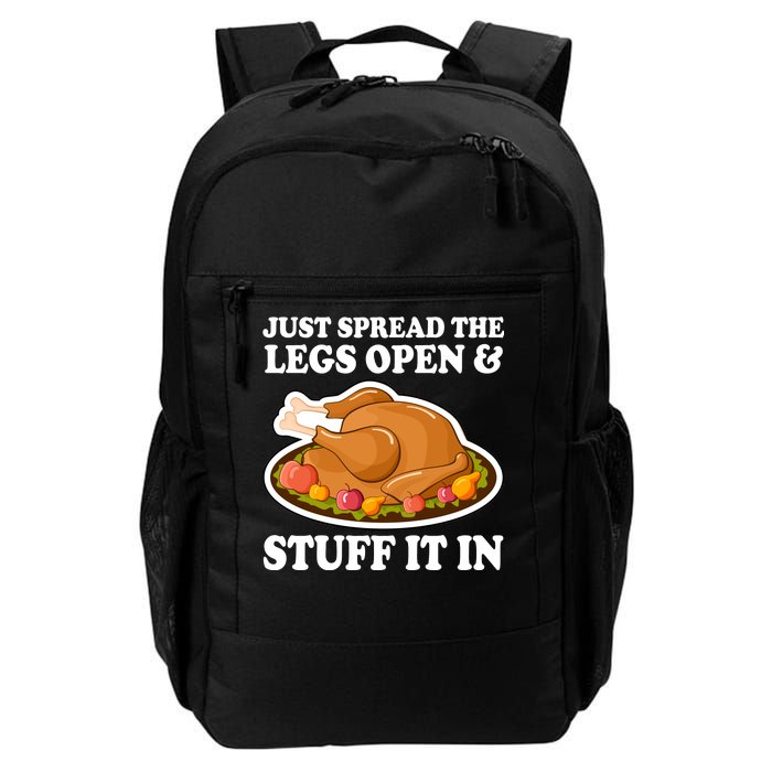 Just Spread The Legs Open & Stuff It In Daily Commute Backpack