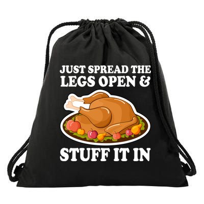 Just Spread The Legs Open & Stuff It In Drawstring Bag
