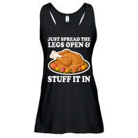 Just Spread The Legs Open & Stuff It In Ladies Essential Flowy Tank