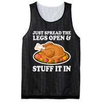 Just Spread The Legs Open & Stuff It In Mesh Reversible Basketball Jersey Tank