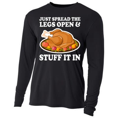 Just Spread The Legs Open & Stuff It In Cooling Performance Long Sleeve Crew