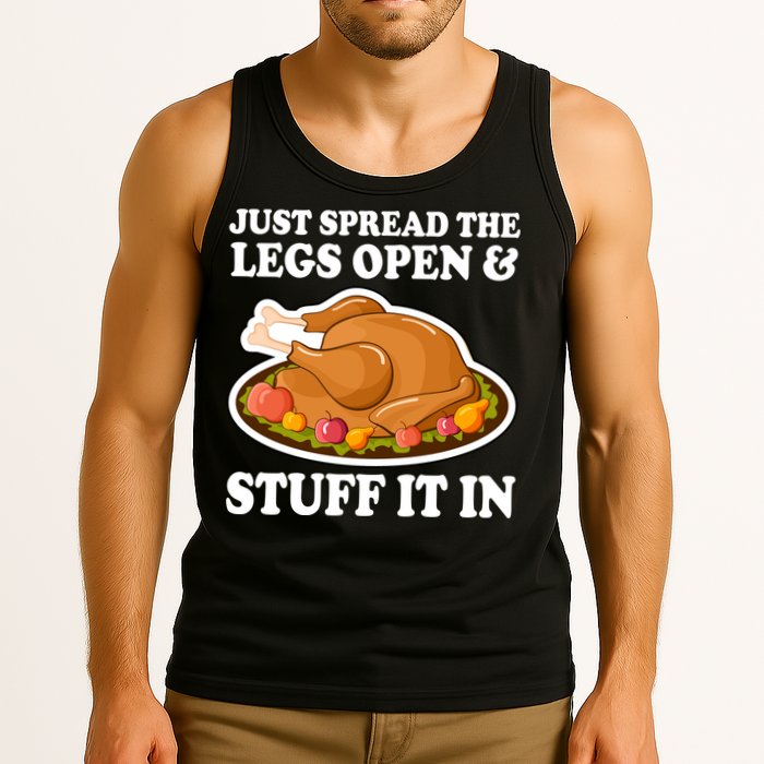 Just Spread The Legs Open & Stuff It In Tank Top