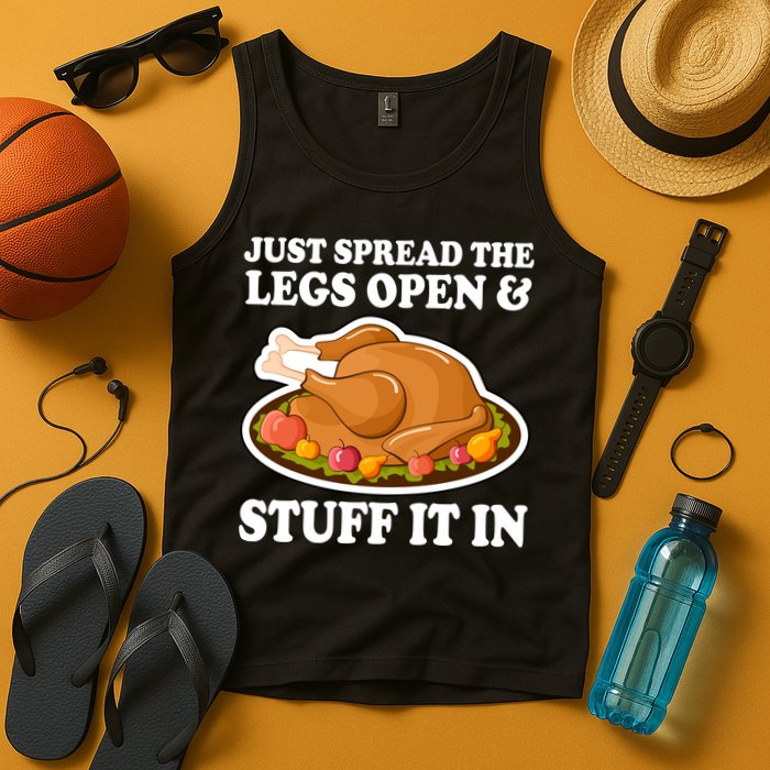 Just Spread The Legs Open & Stuff It In Tank Top