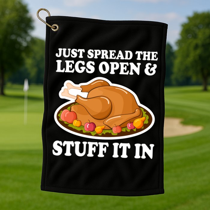 Just Spread The Legs Open & Stuff It In Golf Towel