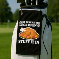 Just Spread The Legs Open & Stuff It In Golf Towel