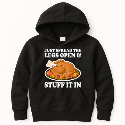Just Spread The Legs Open & Stuff It In Kids Hoodie
