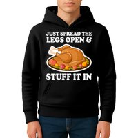 Just Spread The Legs Open & Stuff It In Kids Hoodie